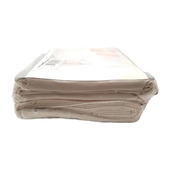 Vintage Martex Sheet KING Set Pipeline Lace Eyelet Ecru Off-White NOS Sealed New - Picture 6 of 13